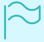 The flag icon, as it appears on an appointment in ClinicSense