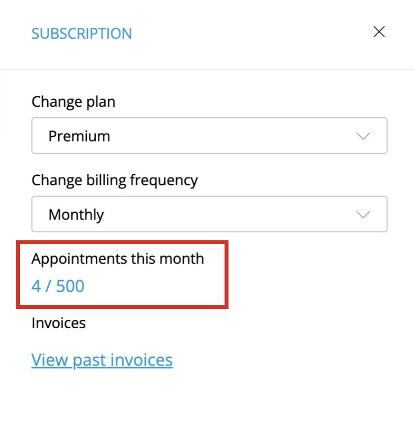 Learn how to view appointment usage for each month.png