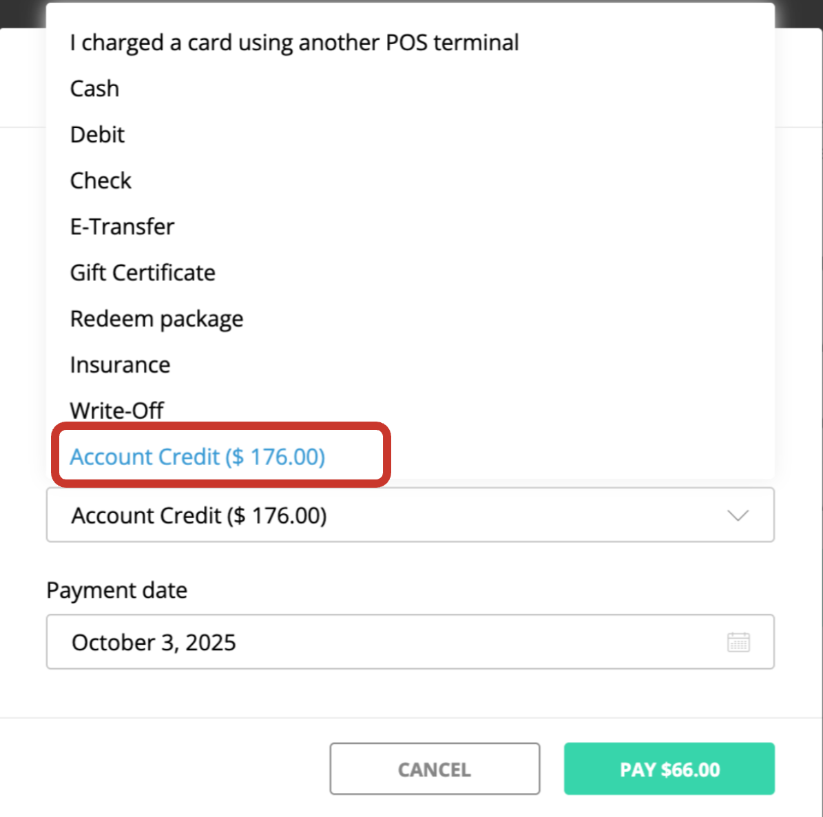 Redeeming account credit.png